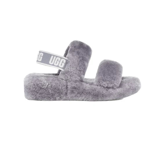 OH Yeah Slide Slippers - Grey