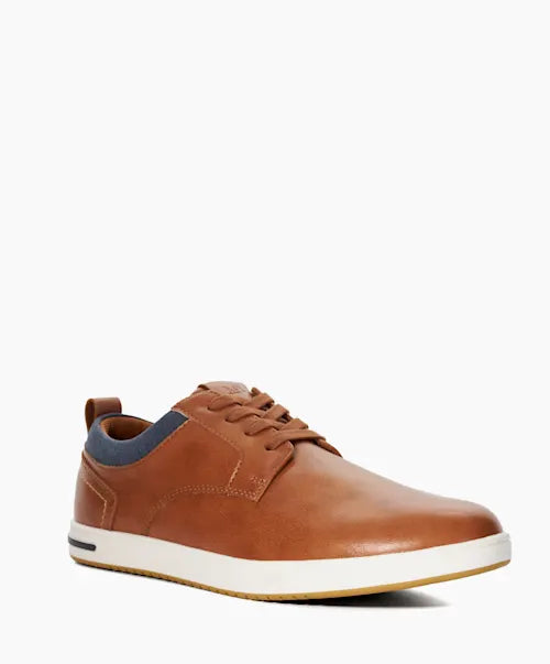 Travels - Tan  Lace Up Trainers