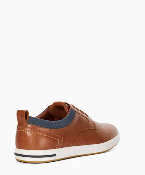 Travels - Tan  Lace Up Trainers