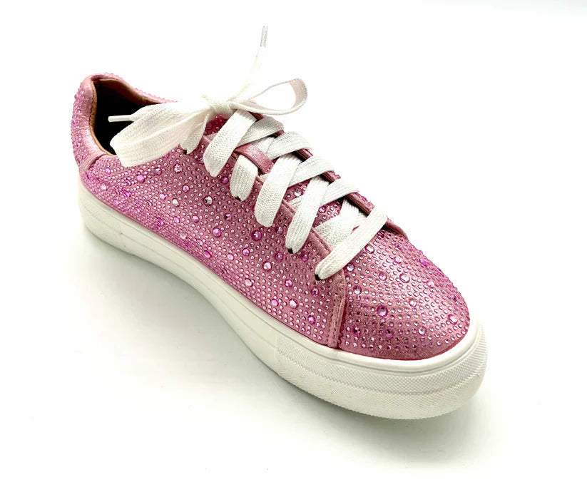 Women Glitters Sneakers | Dolce -66 Sneakers | Color Pink