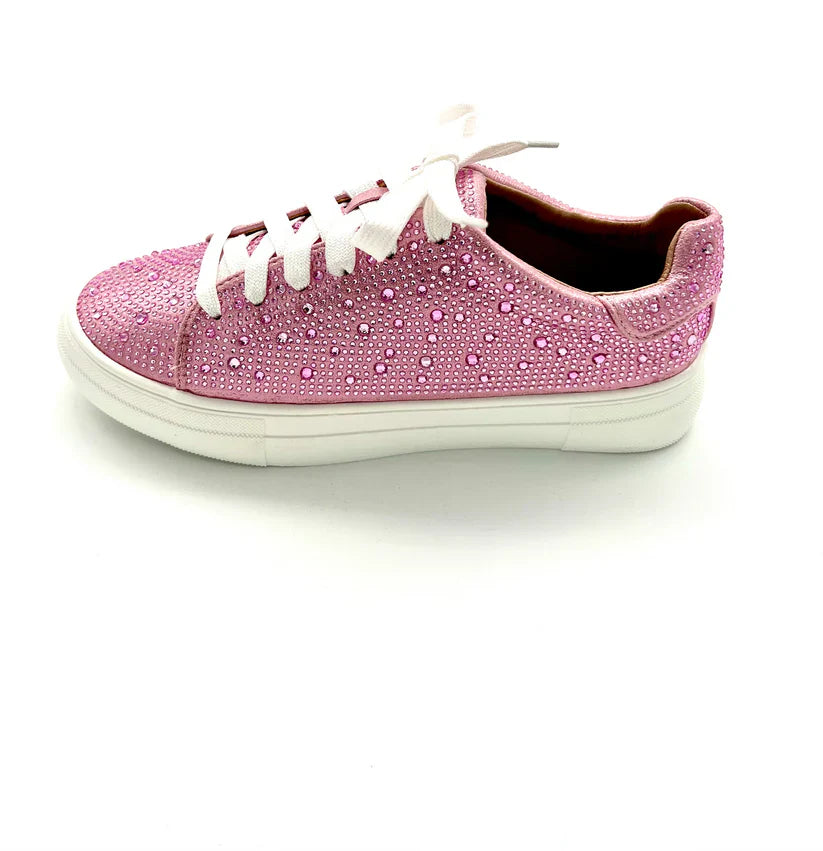 Women Glitters Sneakers | Dolce -66 Sneakers | Color Pink