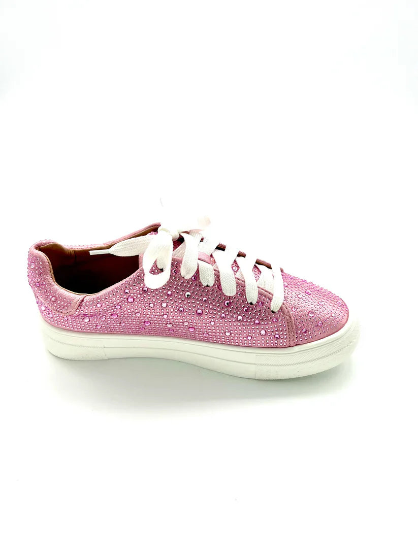 Women Glitters Sneakers | Dolce -66 Sneakers | Color Pink