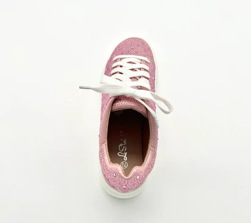 Women Glitters Sneakers | Dolce -66 Sneakers | Color Pink