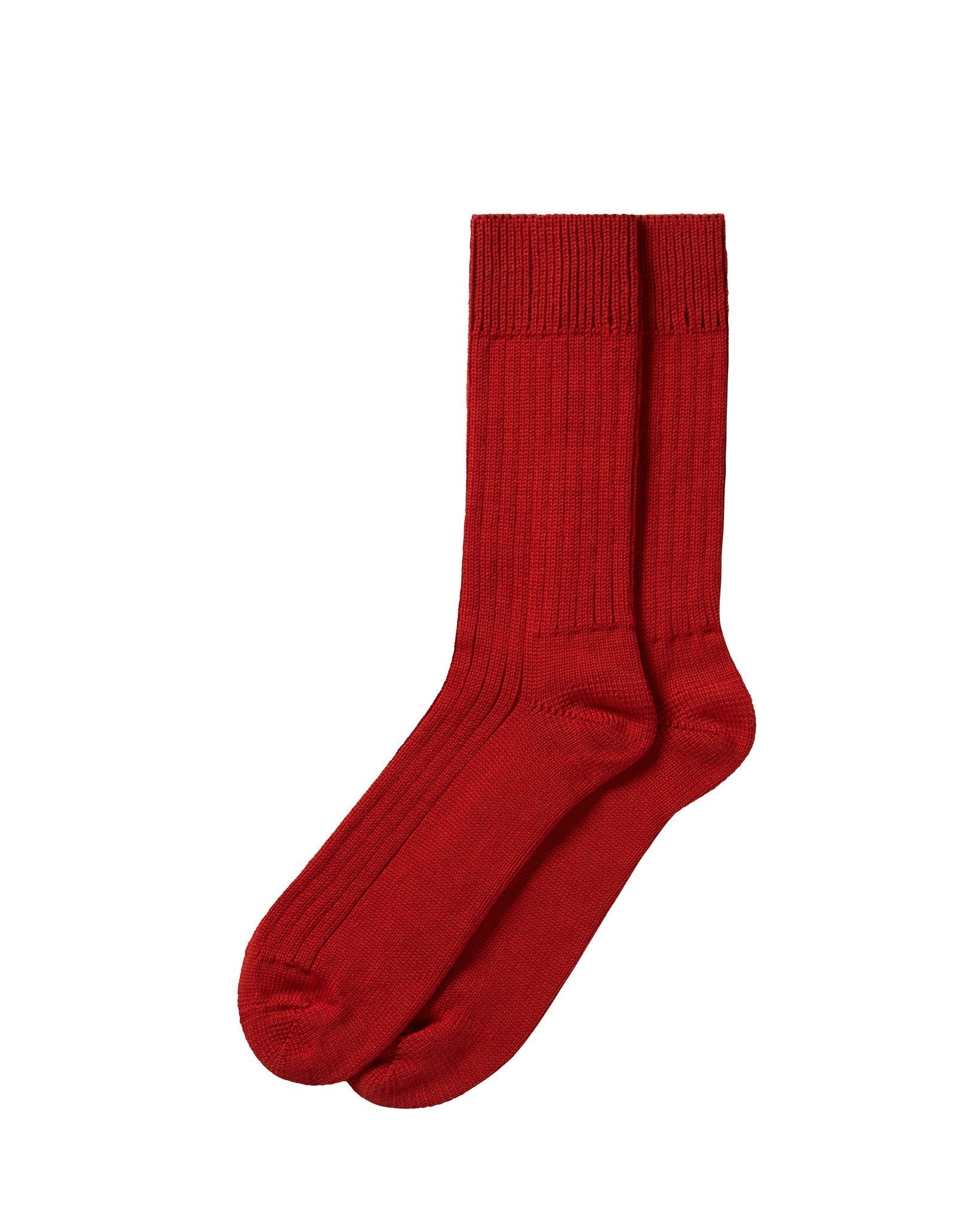 Sneaker House Red Wool Socks