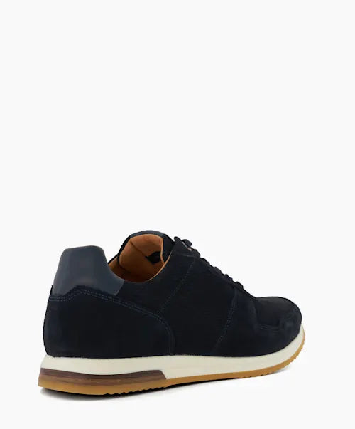 Trilogy - Navy  Lace-Up Runner Trainers